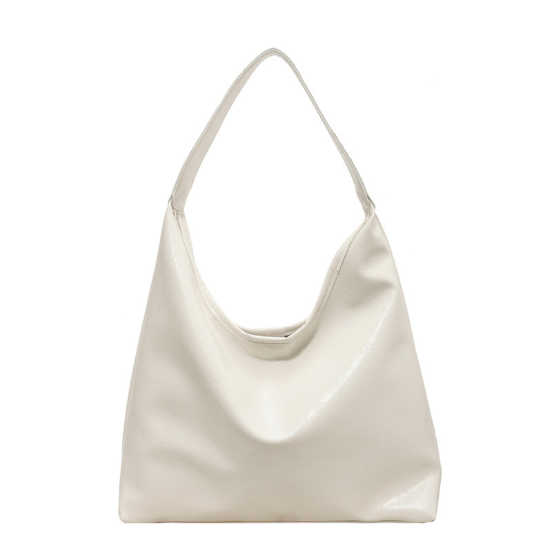 Soft Leather Retro Tote Bag for Women