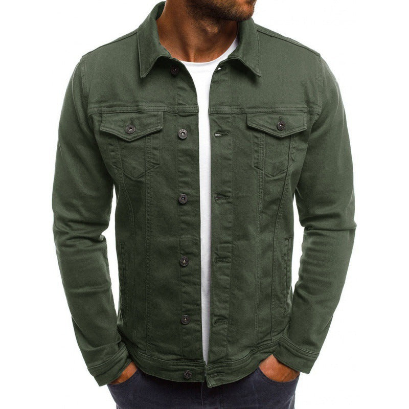 Veste en jean ajustée pour homme