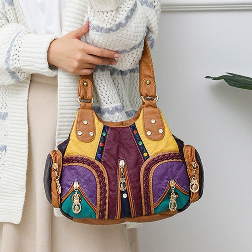Genuine Leather Women Handbag Crossbody Shoulder Bag