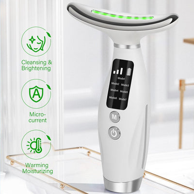Neck beauty device