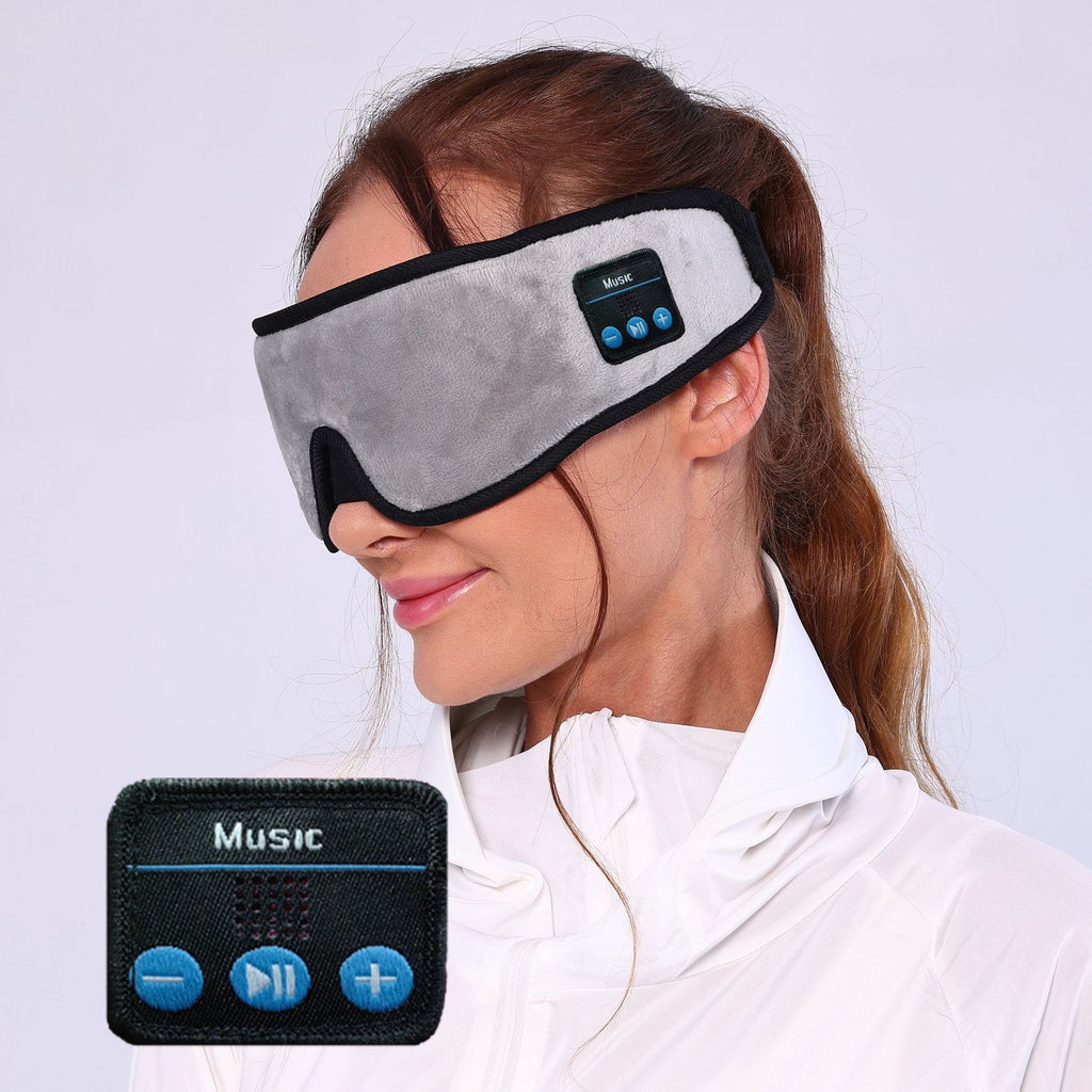 Masque de nuit sans fil Bluetooth 5.2 stéréo avec fonction musique et appels