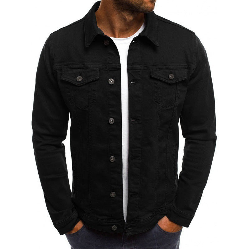 Veste en jean ajustée pour homme