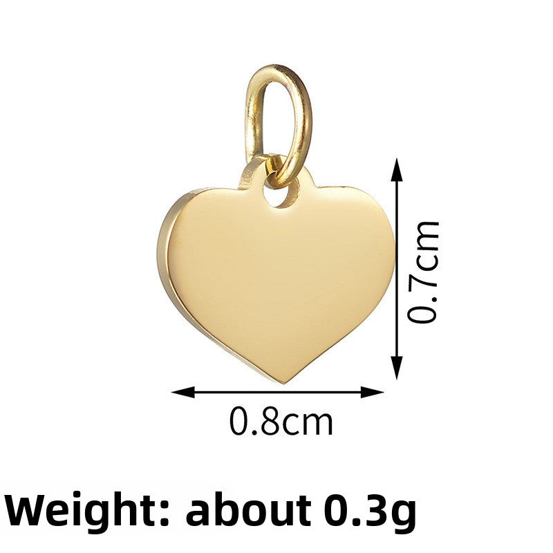 Electroplated Gold Bracelet with Pendant