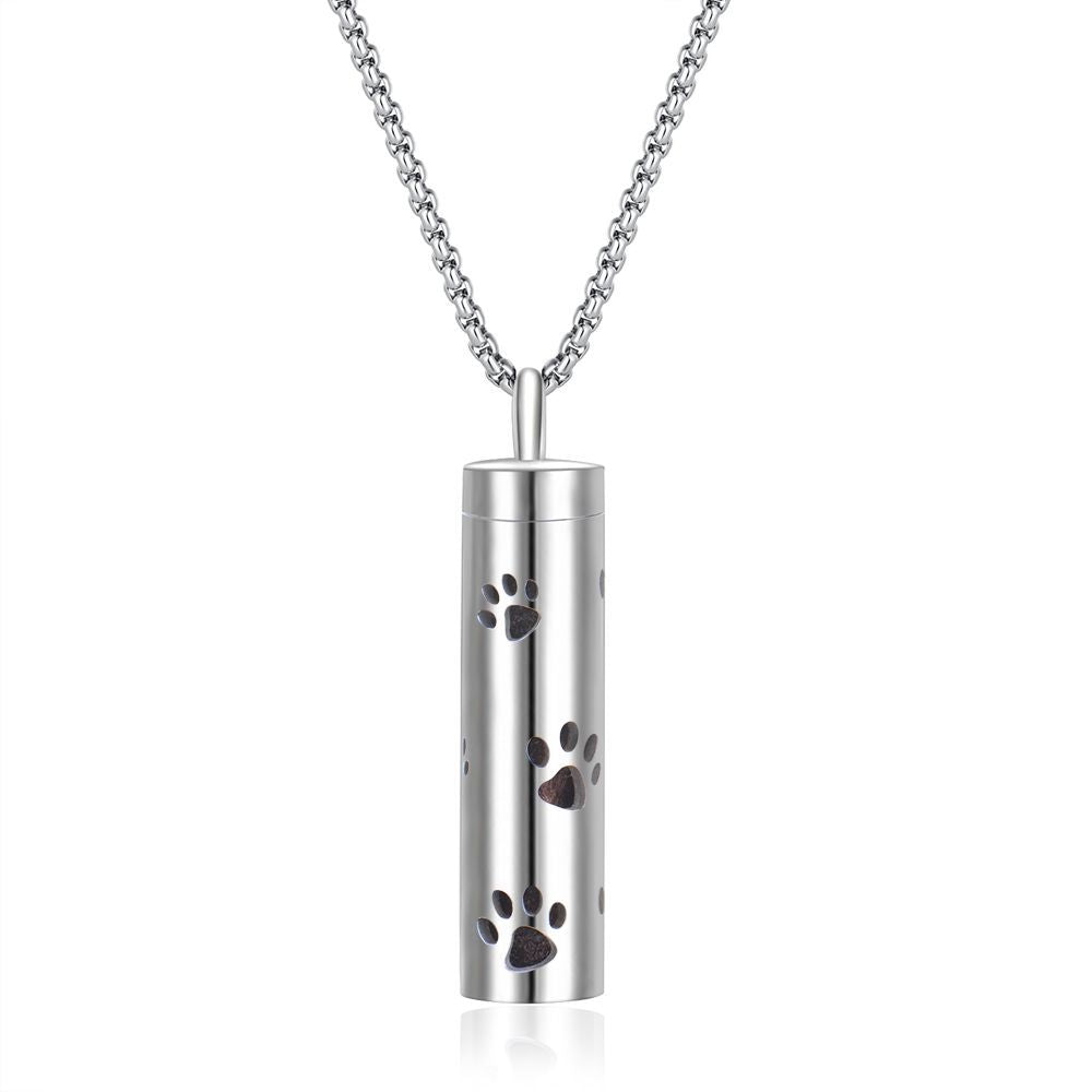 Stainless Steel Perfume Diffuser Pendant Necklace