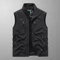 Mens Quick-Drying Multi-Pocket Outdoor Vest