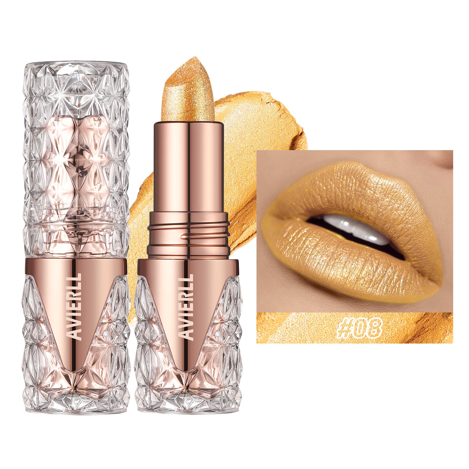 Pearlescent Shimmer Lipstick