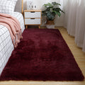 Ins Style Long Plush Bedside Rug Non-Slip Cooling Mat