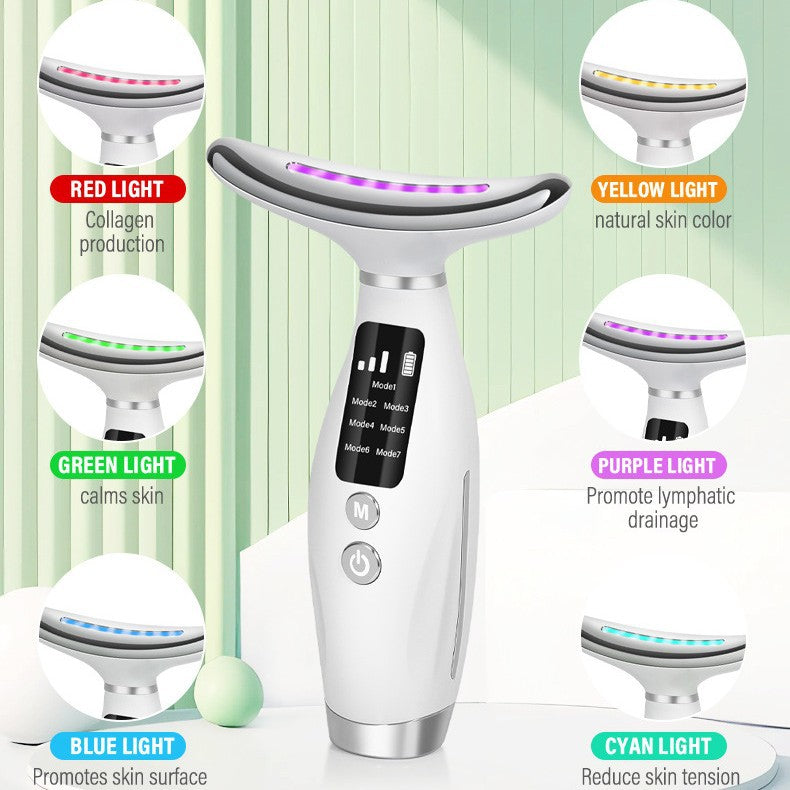 Neck beauty device