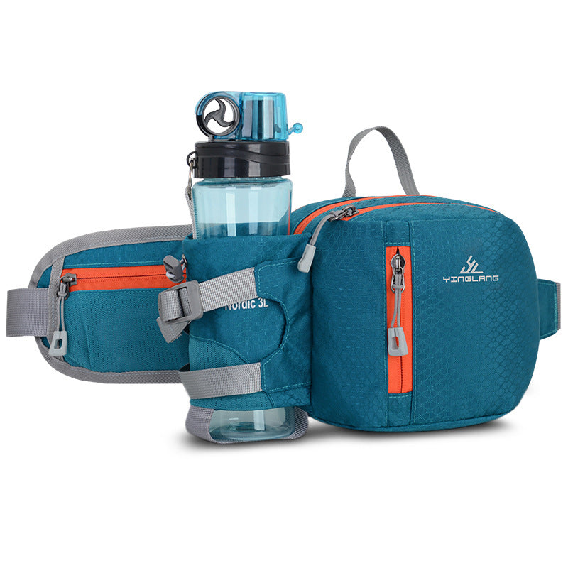 Multifunctional Sports Waist Pack with Water Bottle Holder