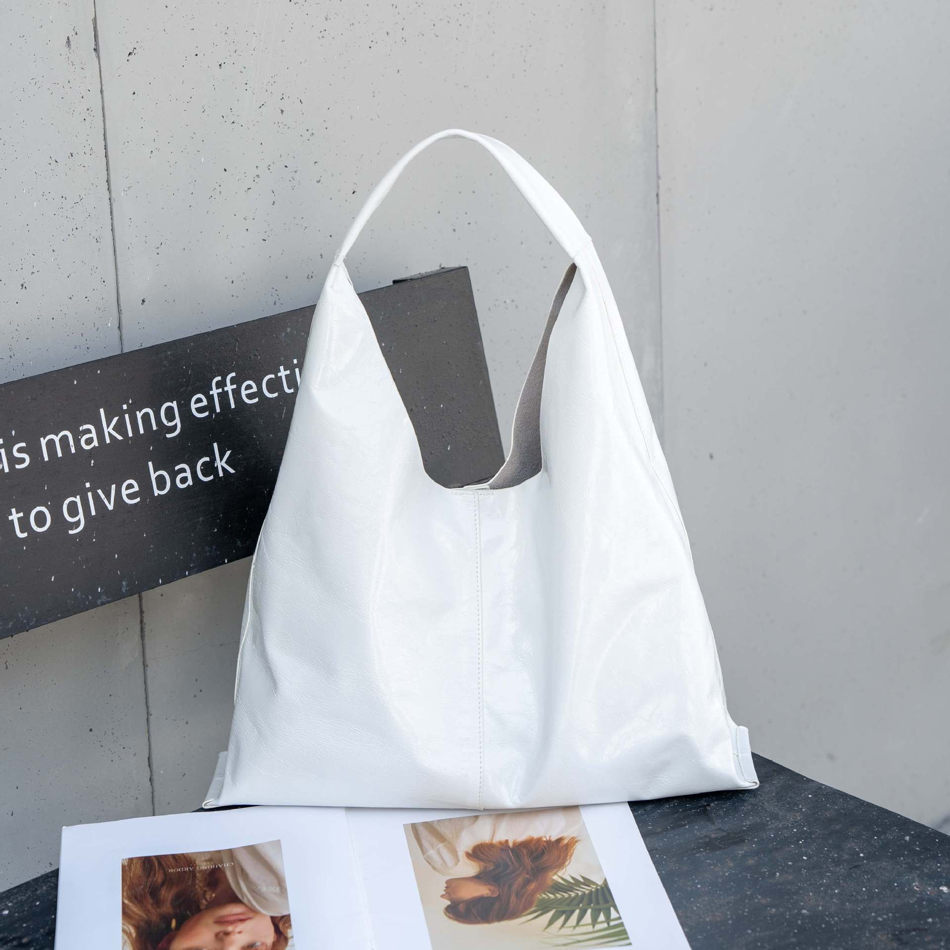 Genuine Leather Women Tote Bag