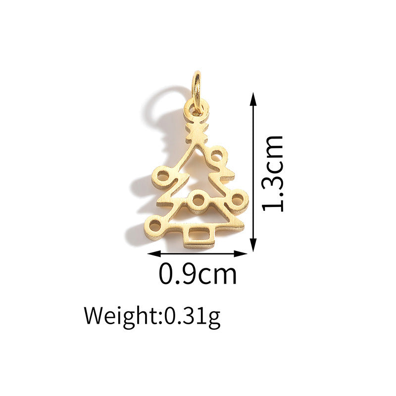 Electroplated Gold Bracelet with Pendant