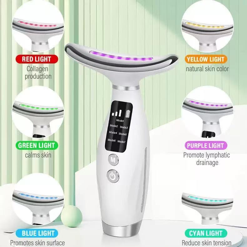 Neck beauty device