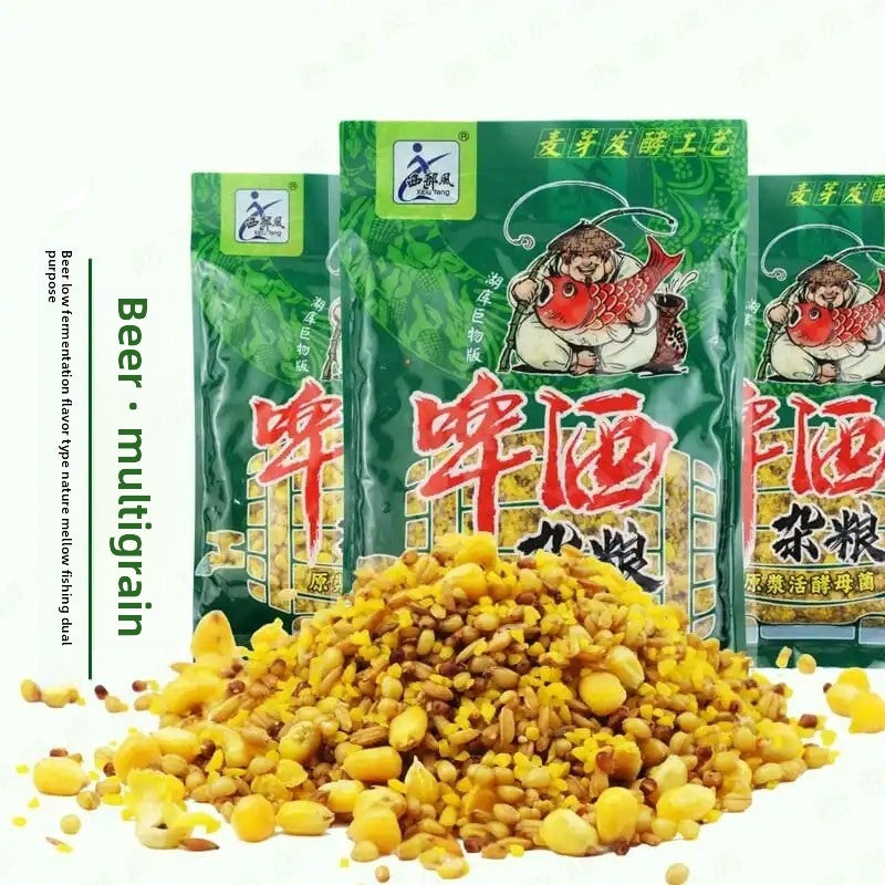 Old-timer brine mixed grain base fishing bait