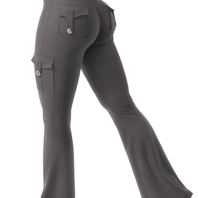 High-Waisted Sports Leggings with Pockets