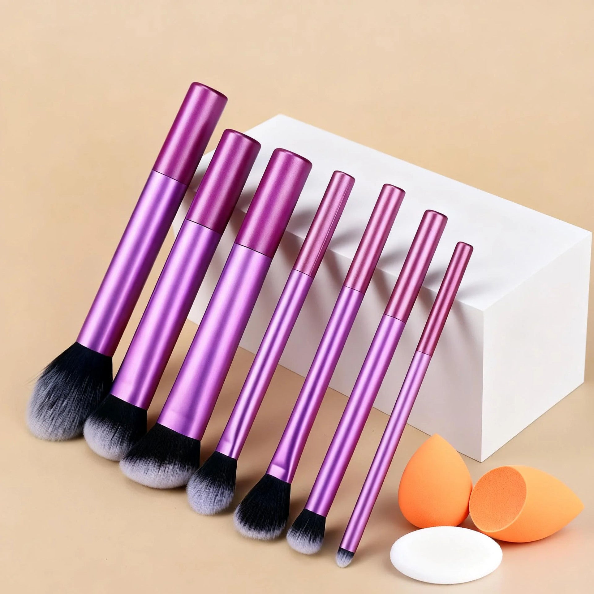 Mehrfarbiger Make-up-Pinsel