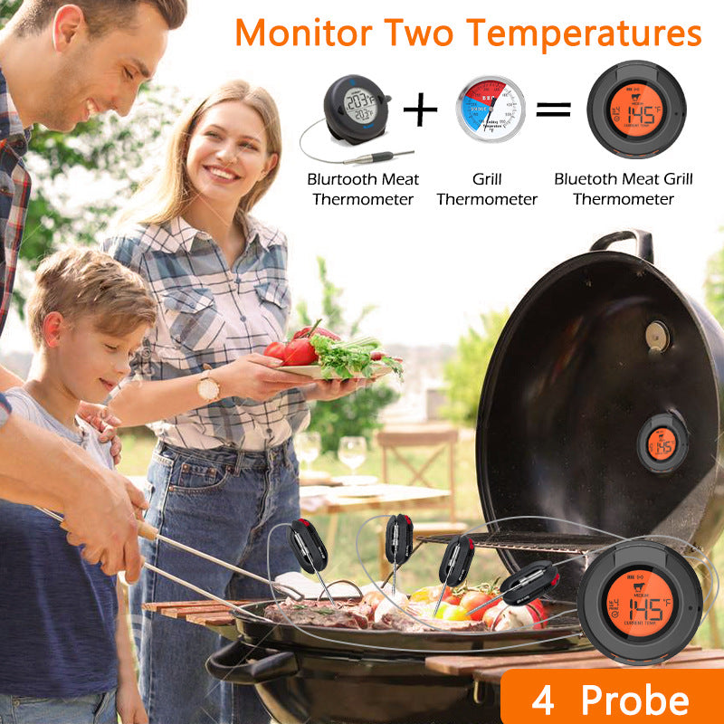 Wireless BBQ Thermometer with Dual Probe