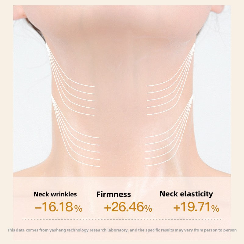 Gold Tightening Neck Mask Cream with Vibration
