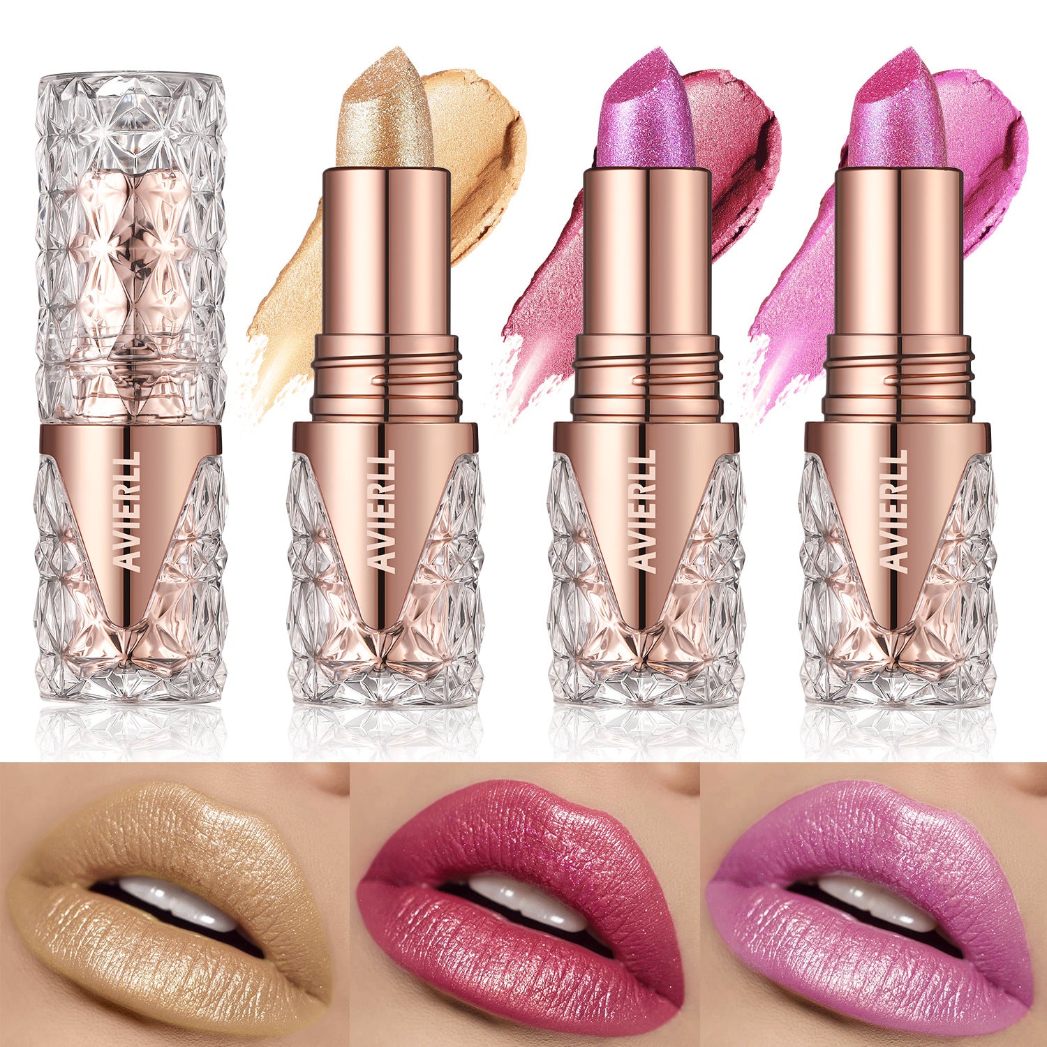 Pearlescent Shimmer Lipstick