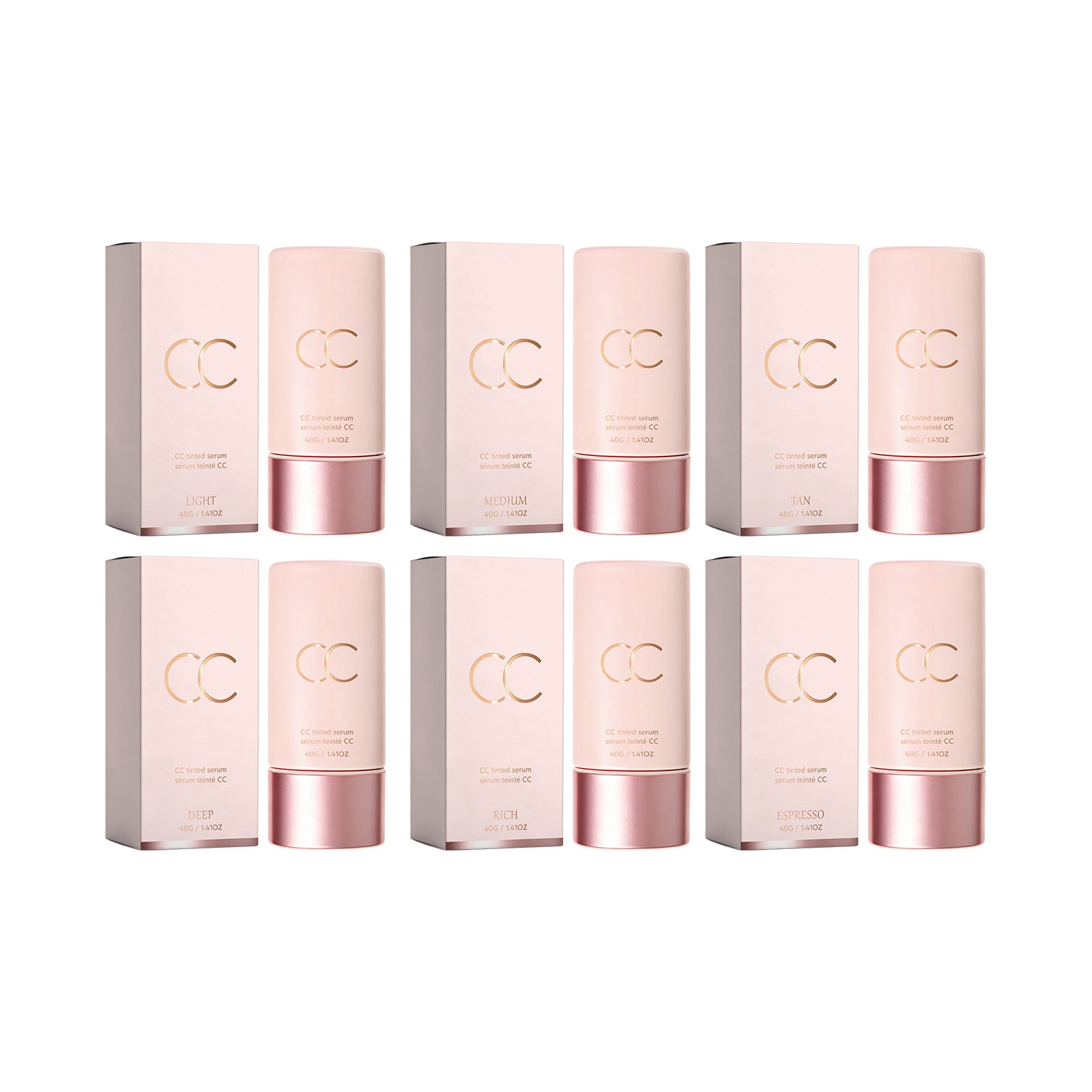 CC Tone-Up Creme No-Makeup-Look 40g Ivory bis Cocoa | CC No-Makeup Tone-Up Cream 40g Ivory to Cocoa Shades