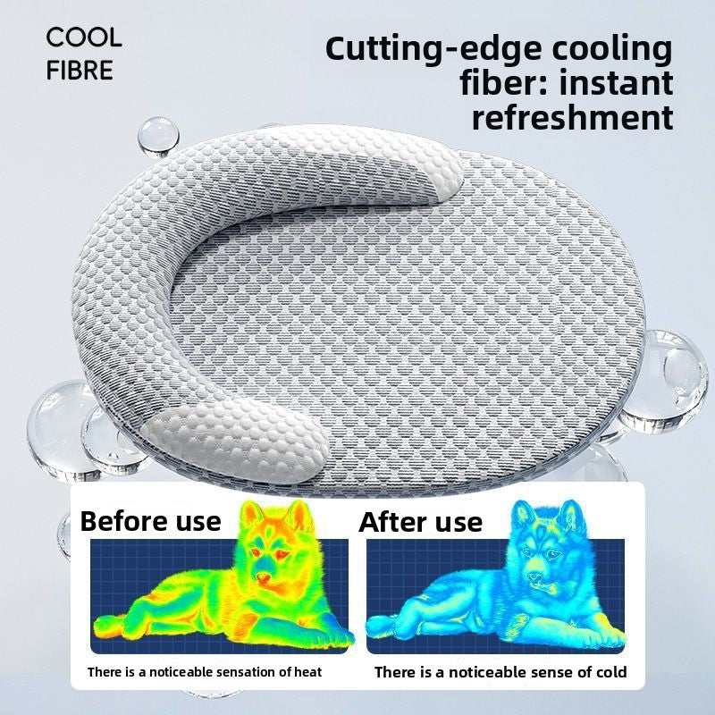 Summer Dog Bed with Removable and Washable Mat