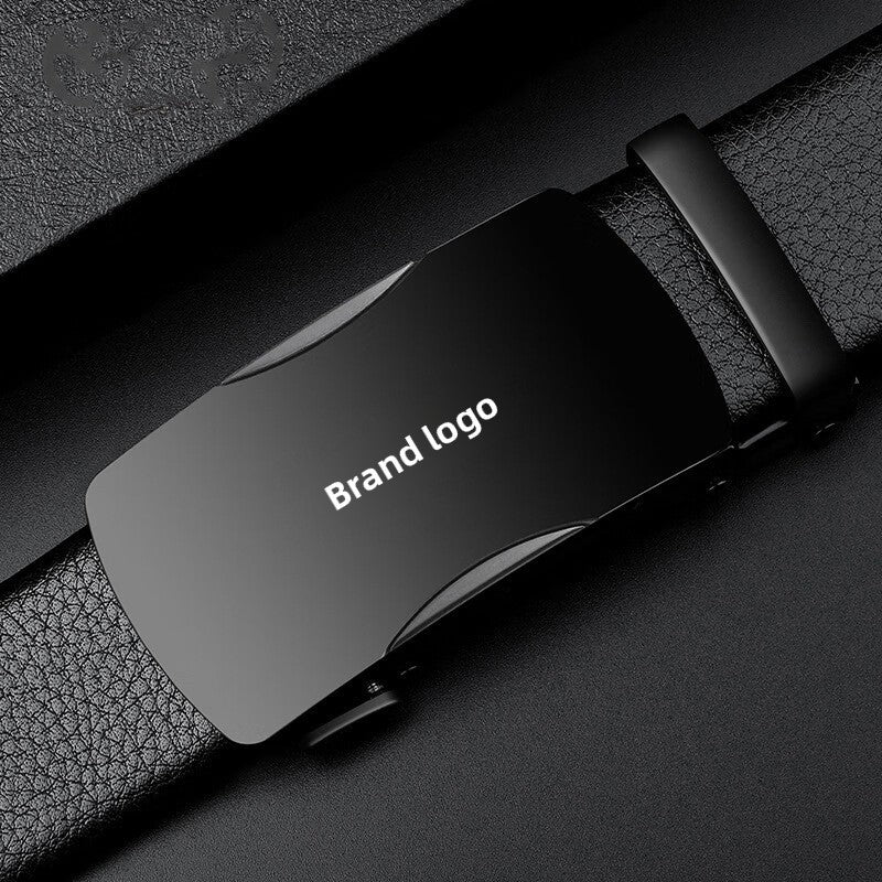 Mens Automatic Buckle Leather Belt