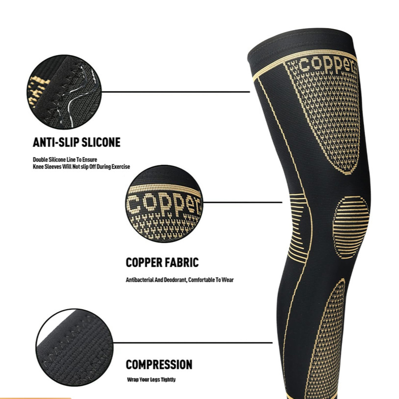Copper Ion Elastic Knee Support Protector