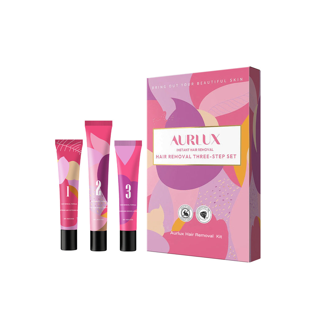 Facial Hair Removal Set Gel Cream Lotion