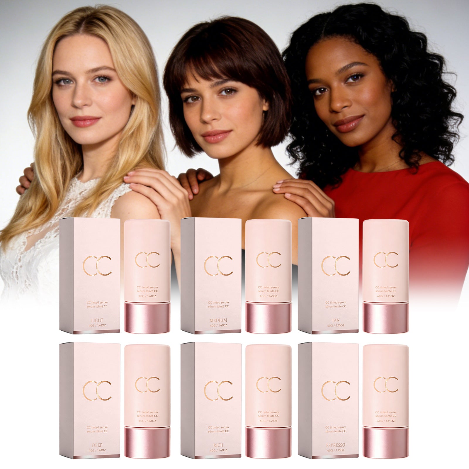 CC Tone-Up Creme No-Makeup-Look 40g Ivory bis Cocoa | CC No-Makeup Tone-Up Cream 40g Ivory to Cocoa Shades