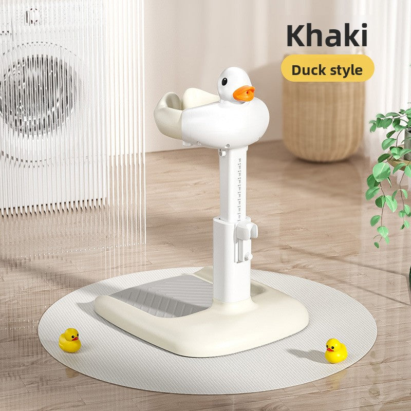 Adjustable Baby Bath Stand with Stool