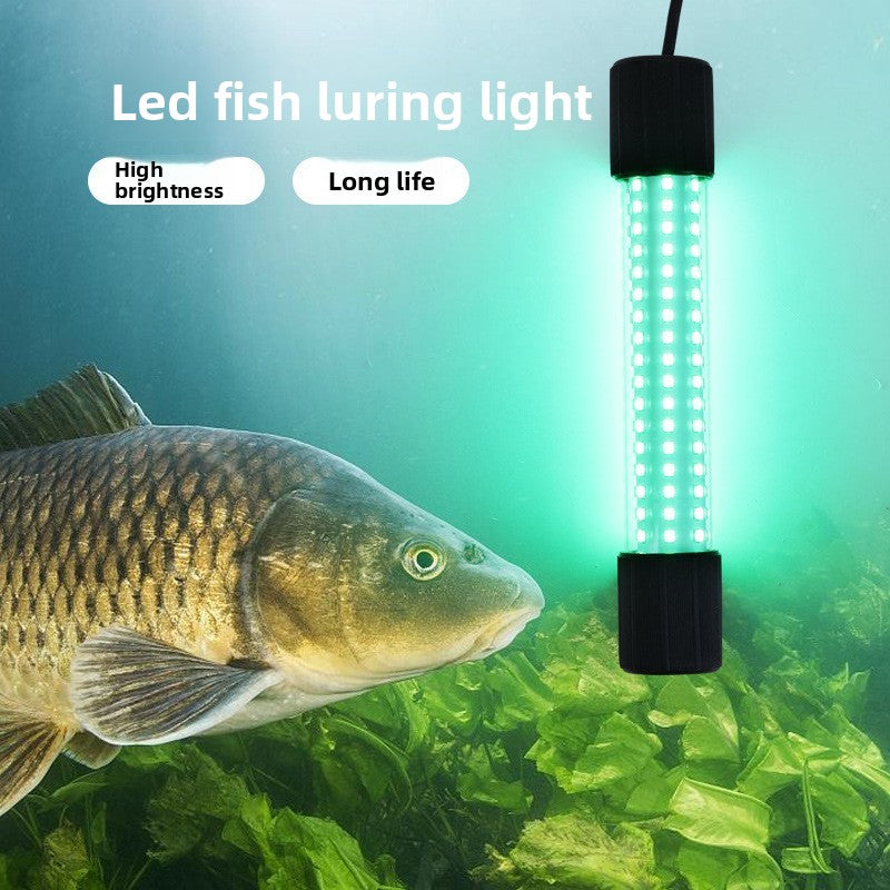 Underwater LED Fishing Lamp 12V-24V Waterproof Fish Attracting Light