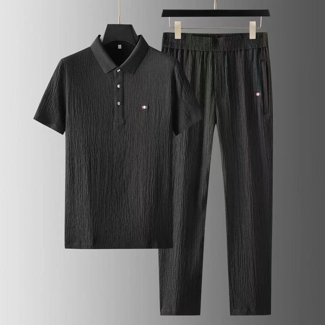 Summer Mens Casual Suit Set