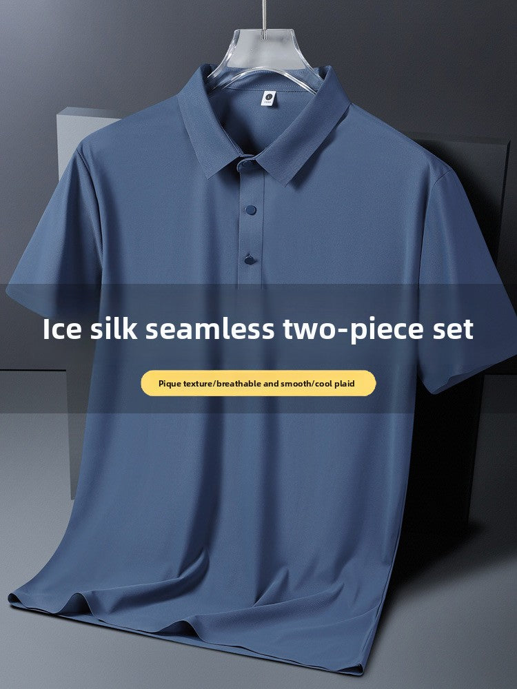 Ice Silk Quick Dry Mens Polo Shirt