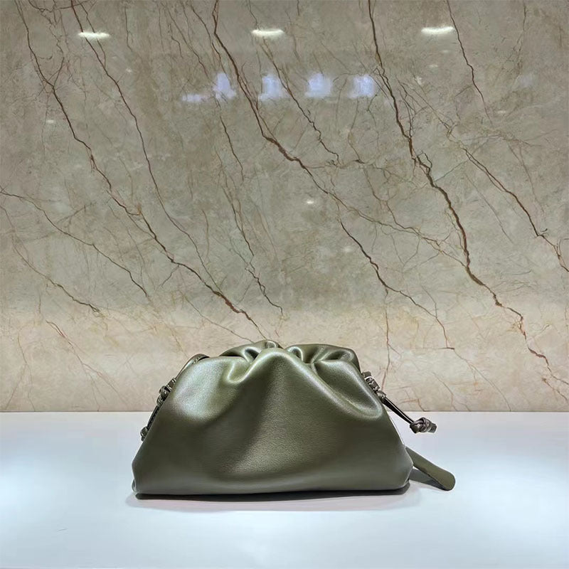 Genuine Leather Women Shoulder Crossbody Clutch Bag