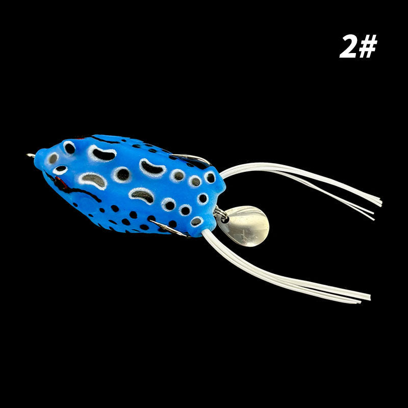 Simulation Frog Fishing Lure with Sequins