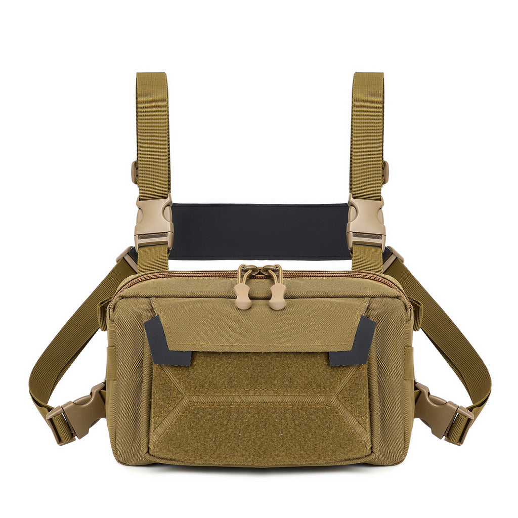 Functional Tactical Chest Bag for Outdoor Activities
