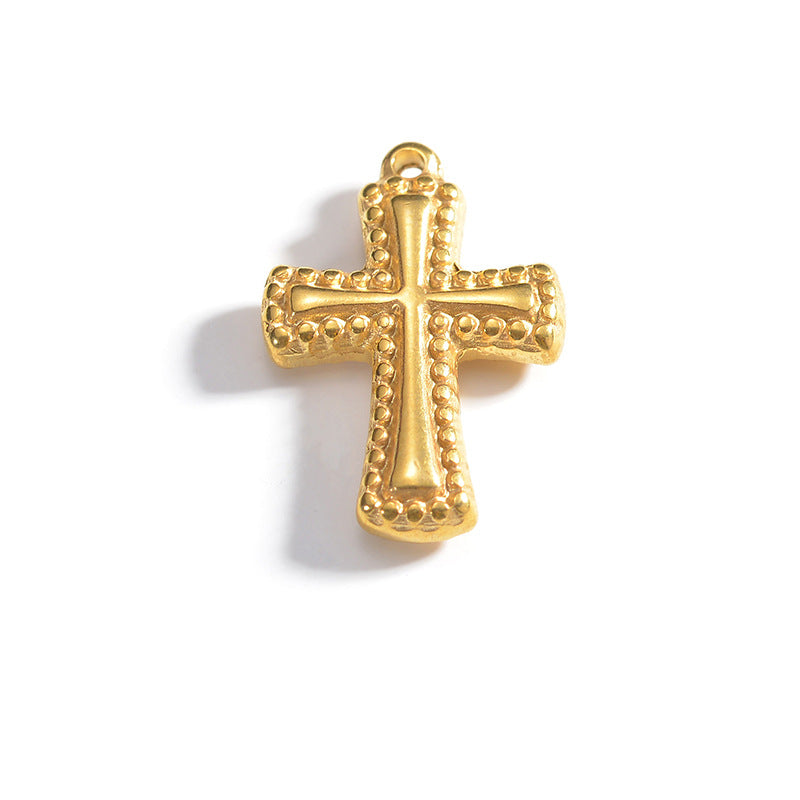 Electroplated Gold Bracelet with Pendant