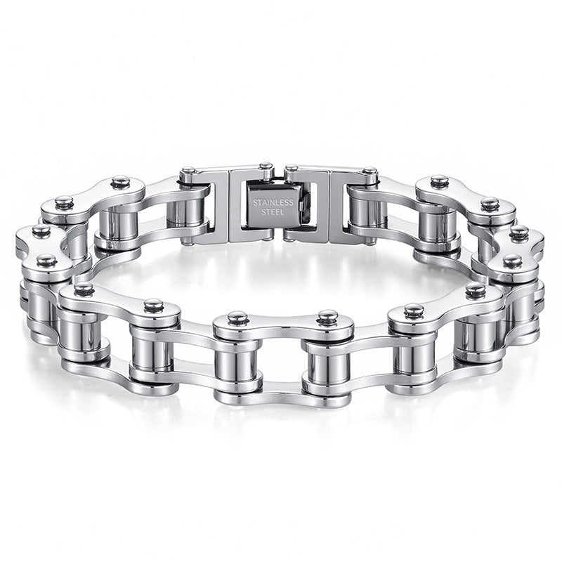 Geometric Stainless Steel Gold Plated Bracelet