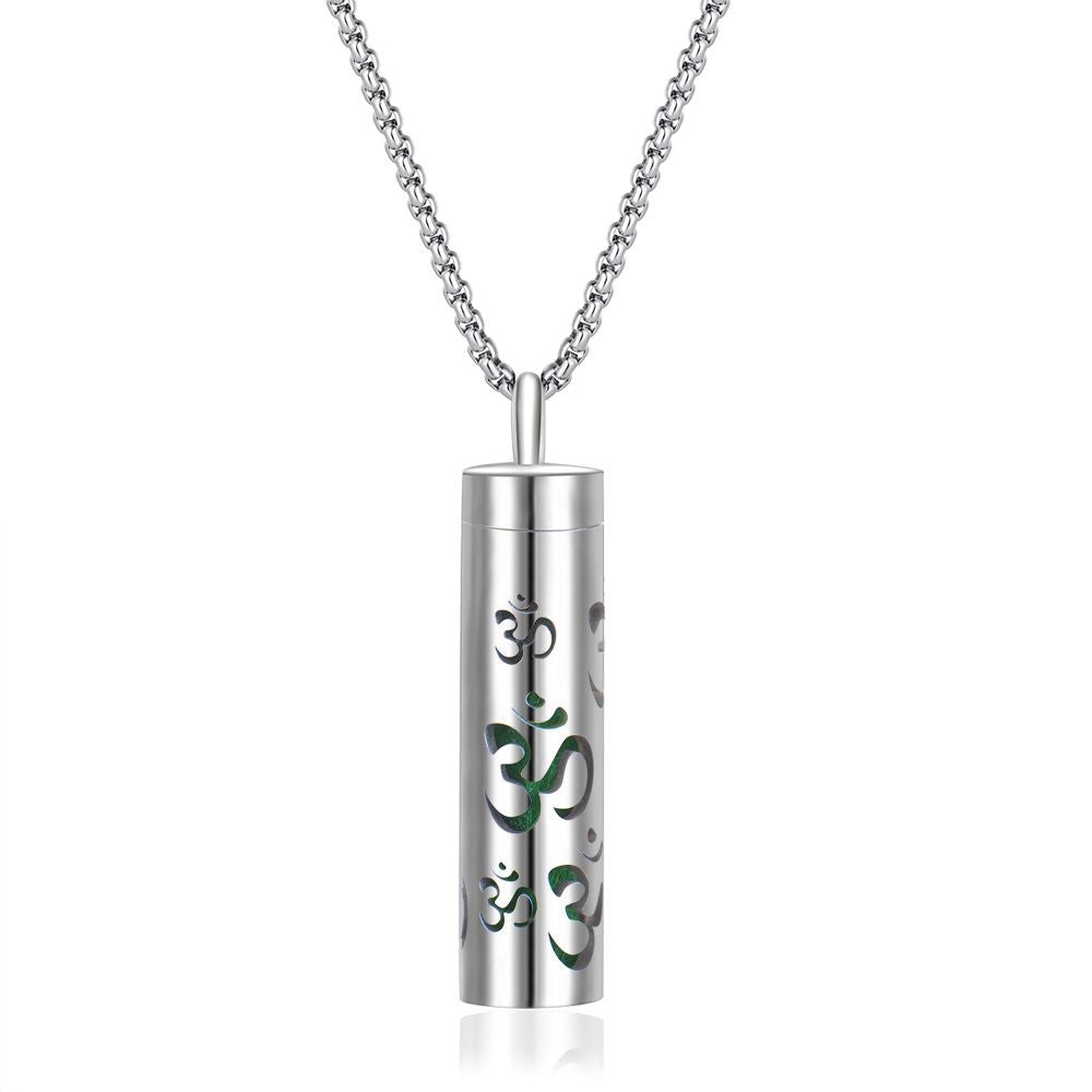 Stainless Steel Perfume Diffuser Pendant Necklace