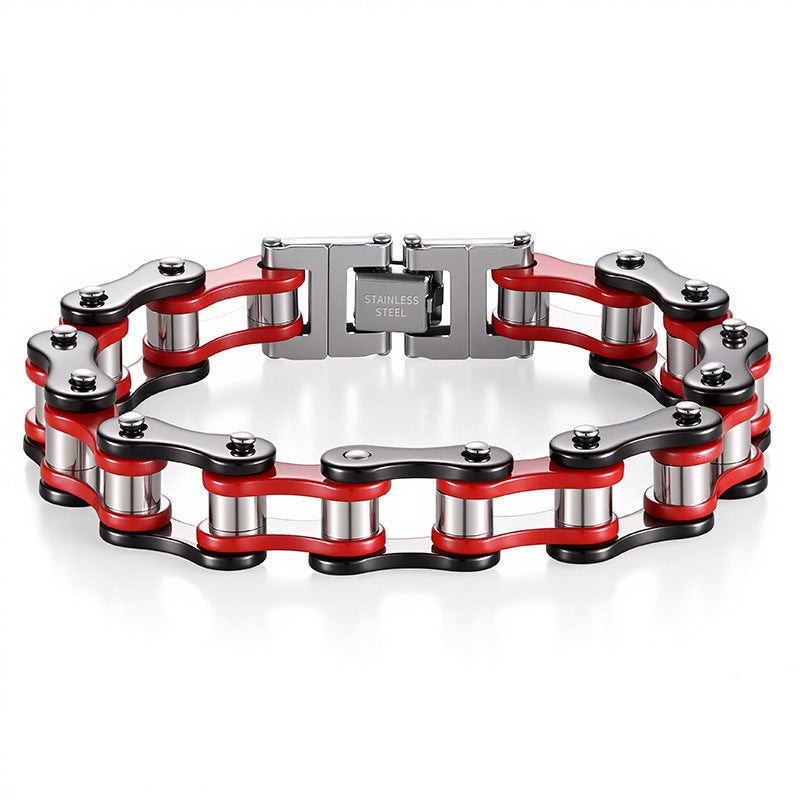Geometric Stainless Steel Gold Plated Bracelet