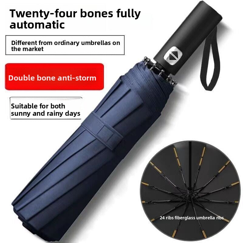 Automatic Folding Umbrella Sun Rain Protection