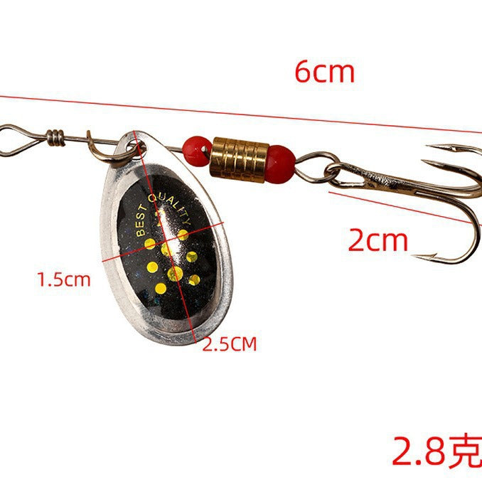 Luya Fake Bait Horse Mouth Cock Trout Bait Fishing Gear Sequin