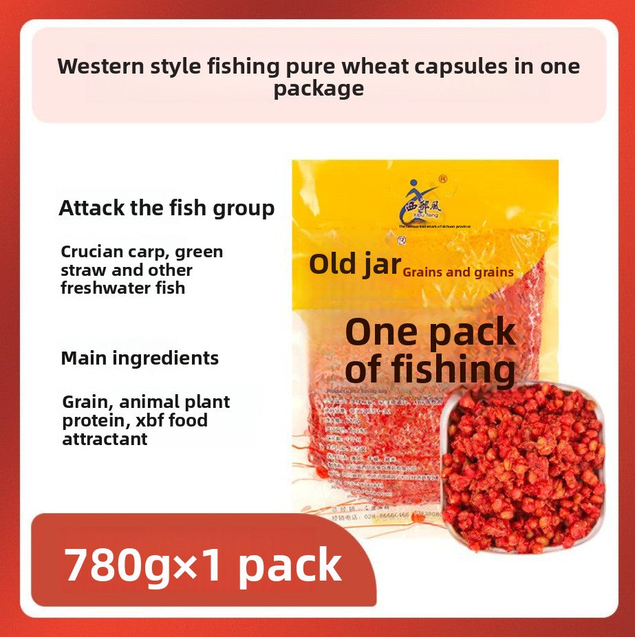 Old-timer brine mixed grain base fishing bait