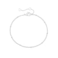 Women's Layered Bead Chain Bracelet Gold Plated Stainless Steel