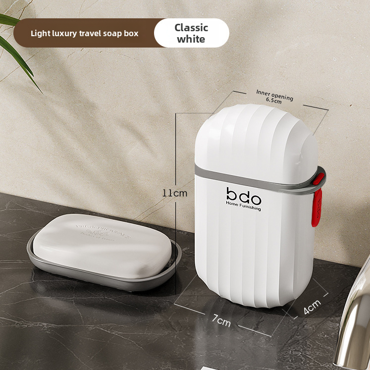 Portable Travel Soap Box with Drainage