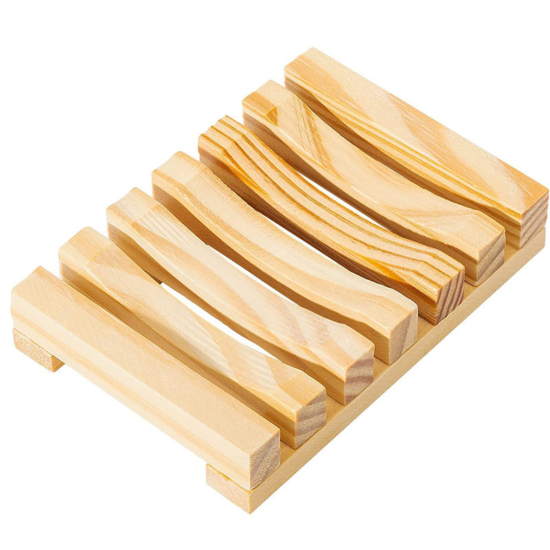 Retro Seifenschale aus Holz