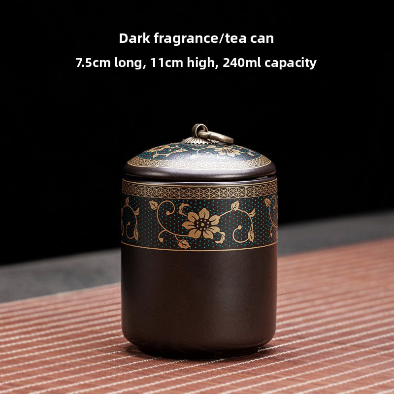 Automatic Graphite Tea Set with Rotating Brewing Teapot