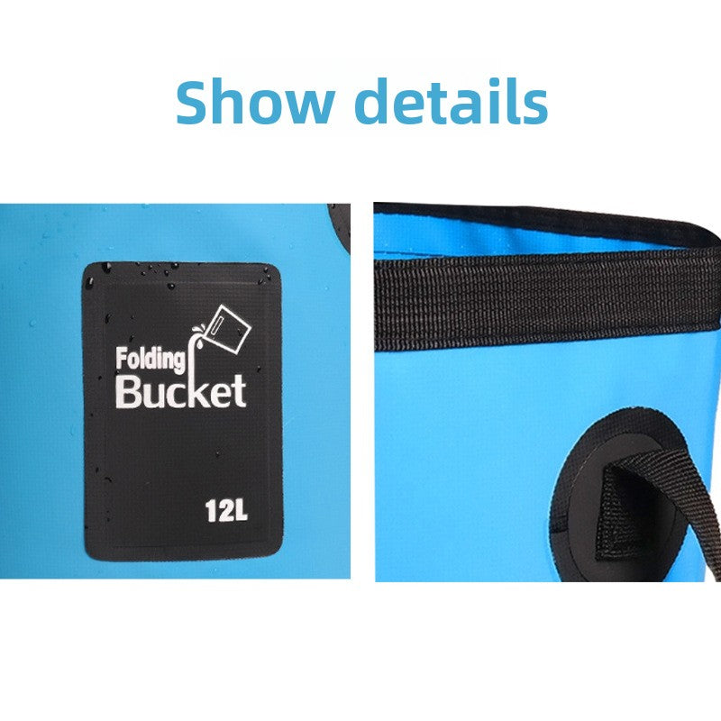 Outdoor folding fishing bucket