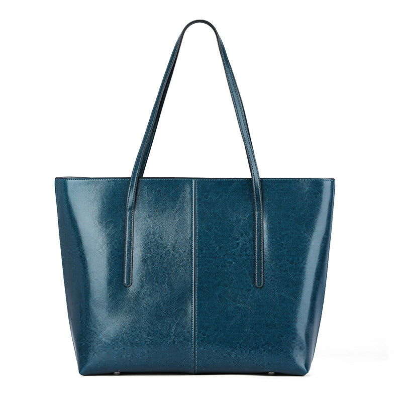 Genuine Leather Women Tote Bag