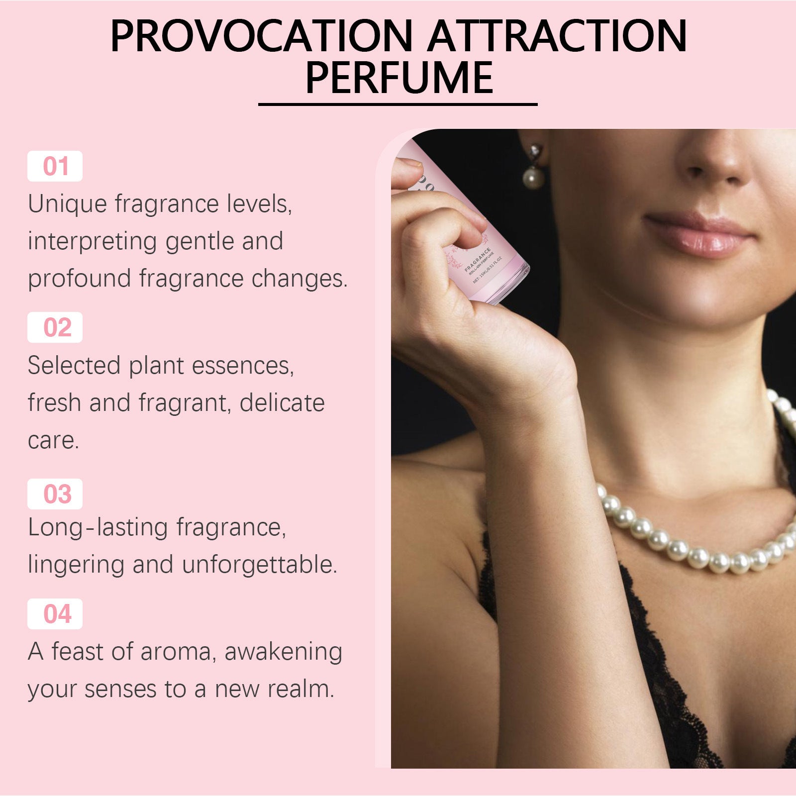 Rose Elegant Roller Ball Perfume for Women