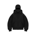 Mens Color Block Hooded Zip Sweatshirt